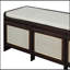 Banc de rangement avec tiroirs en rotin et bouton amovible-1845214525