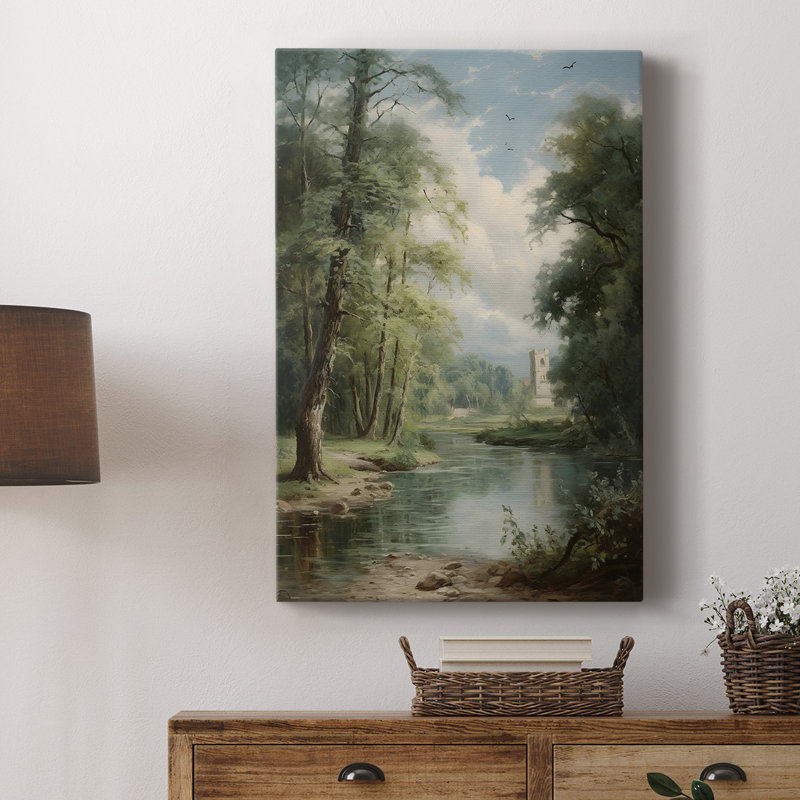 Paysage rétro CXCV III - galerie Cavas sur mesure