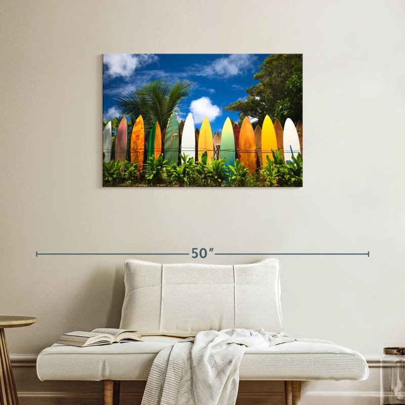 Senne Surfboard Row, 24" H x 36" W