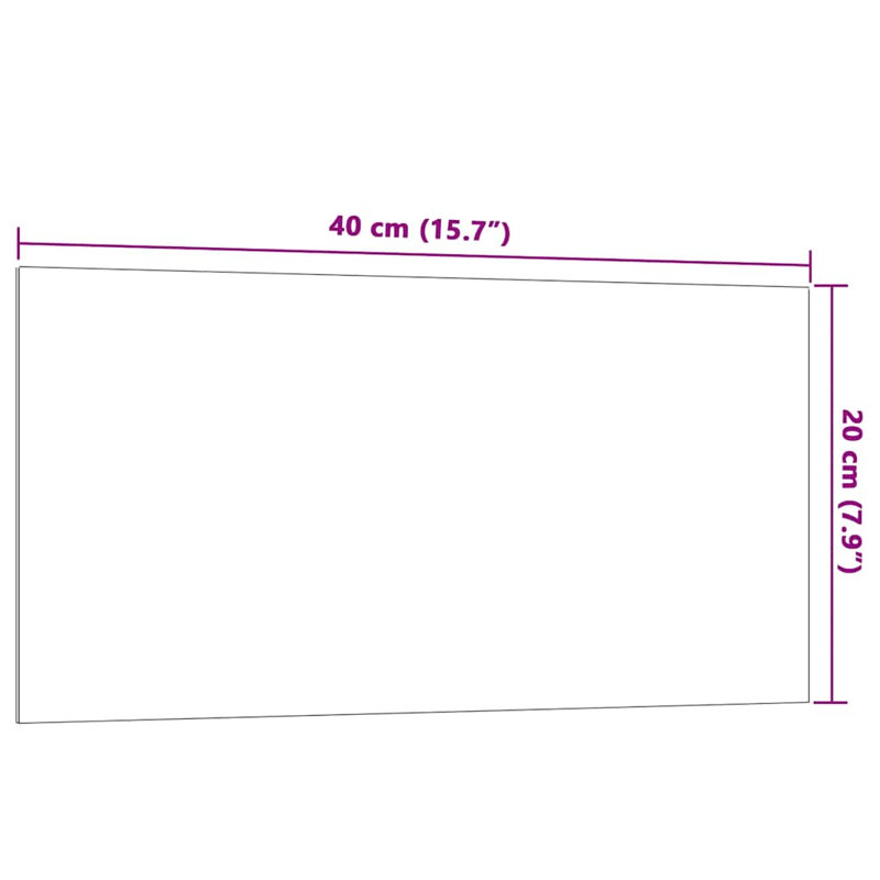 Wall Mounted Required Whiteboard, White, 20cm H x 40cm W x 0.4cm D