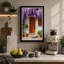 Wisteria Doorway Coastal 1 Piece Wrapped Canvas Wall Art-853548149-853548151
