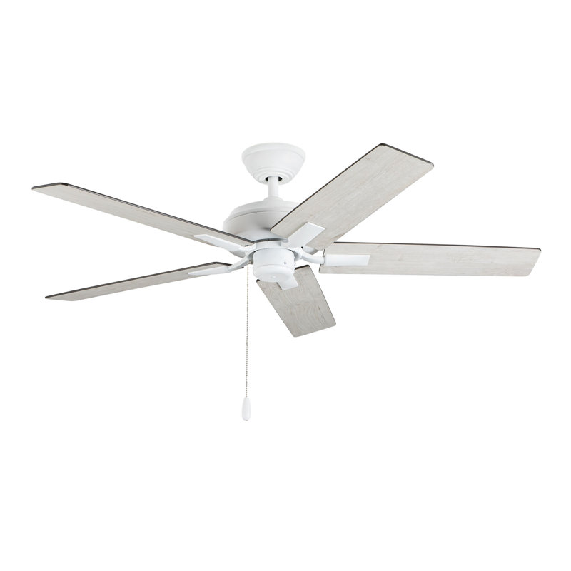 Erikson Ceiling Fan, White, Brown