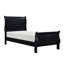 Lit traditionnel en bois de style Louis Philippe-89778548