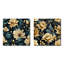 Mattheo - Ensemble de 2 collages carrés floraux-101844011-101844010