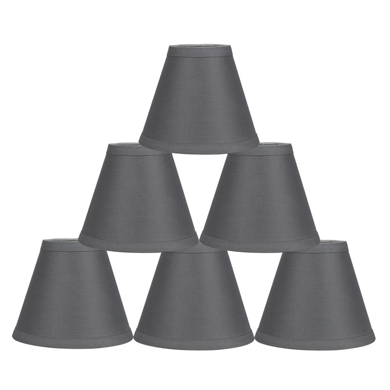 5'' H Linen Empire Lamp Shade, Gray