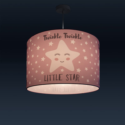 Drum pendant lamp 1-light Sanjay