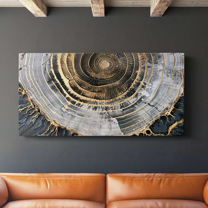 Abstract Series 3 # III-Gallery, toile tendue, H 16 po x l 32 po