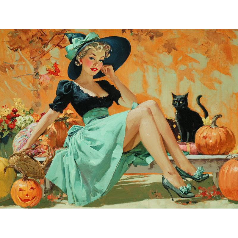 Pumpkin Magic Wrapped Canvas Wall Art