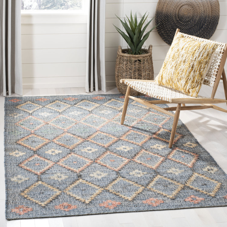 Hemlock Hand Loomed Jute, Cotton Geometric Rug