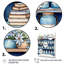 Articles de toilette minimaux bleus et blancs - Articles de toilette-939663467