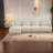 Deep Seat Sofas, Chenille L Shaped Modern Mobile Ottoman For Home