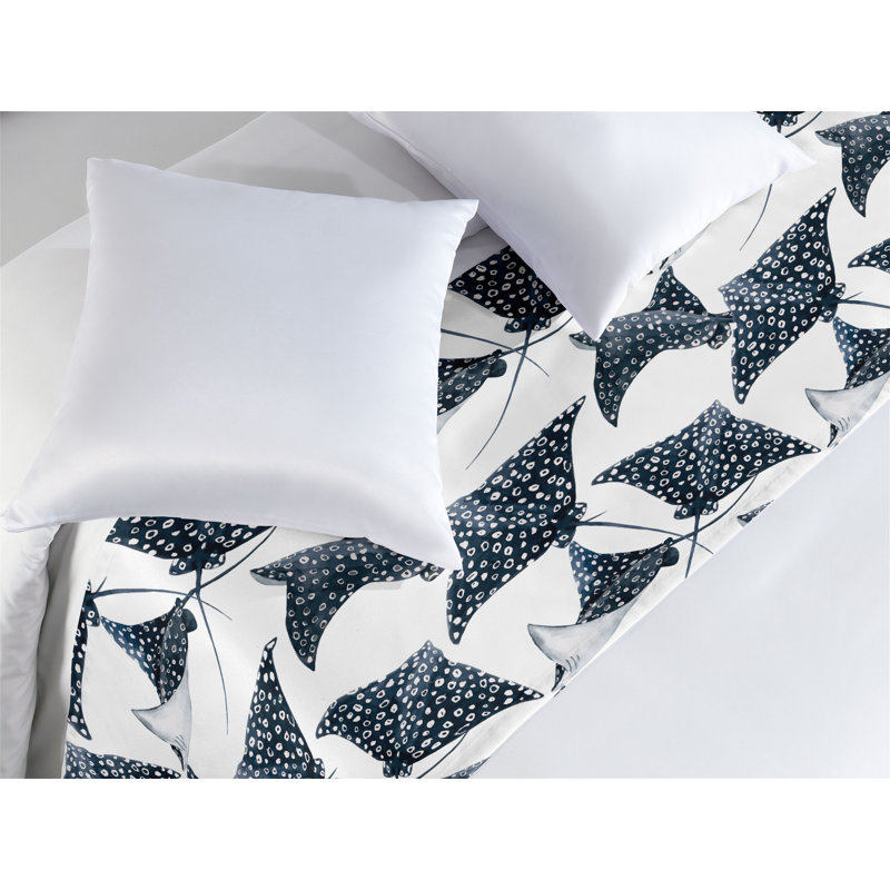 Foulard de lit marin Ambesonne, Très grand lit
