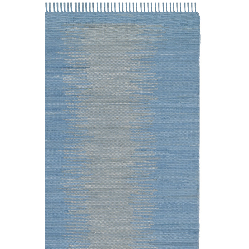 Cayman Hand Woven Cotton Abstract Rug, Rectangle 6' x 9'