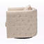 Fauteuil pivotant en polyester de 76,2 cm de large Gerdhilde-1239274386