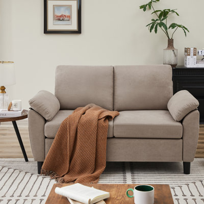 59.06" W Small Upholstered Loveseat Sofa