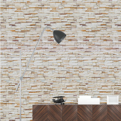 Hyder 126" L x 24" W Smooth Self-adhesive Wallpaper Roll