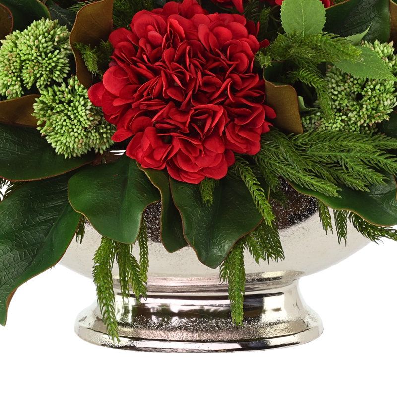 Hydrangea Floral Arrangement in Vase