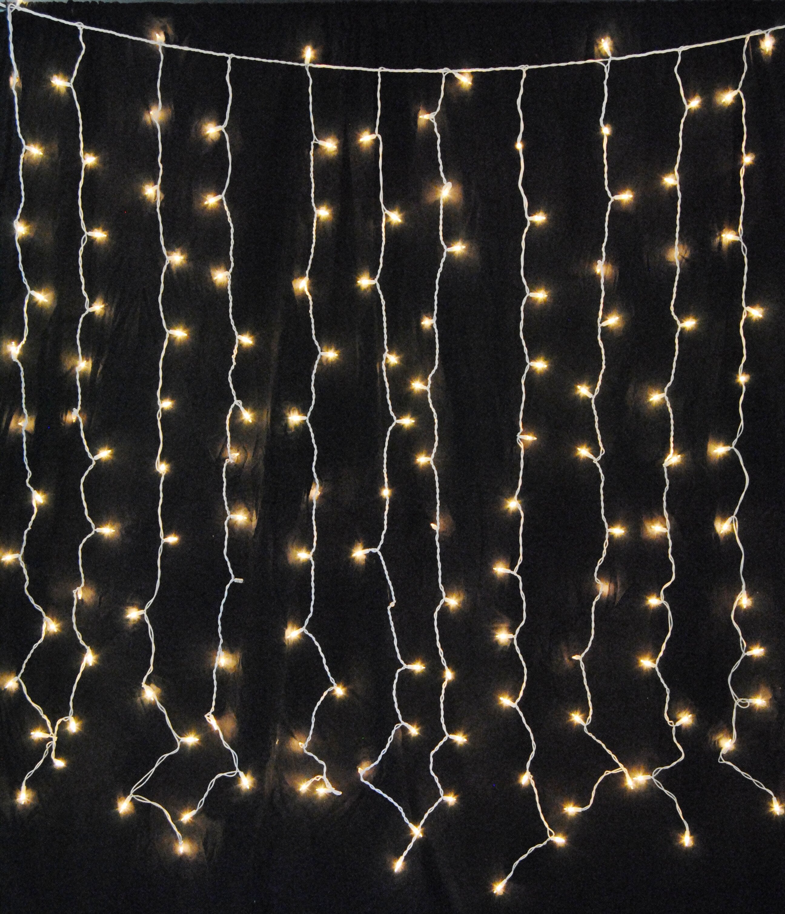 Caln Outdoor 150 - Bulb 6'' Plug-in Curtain String Light