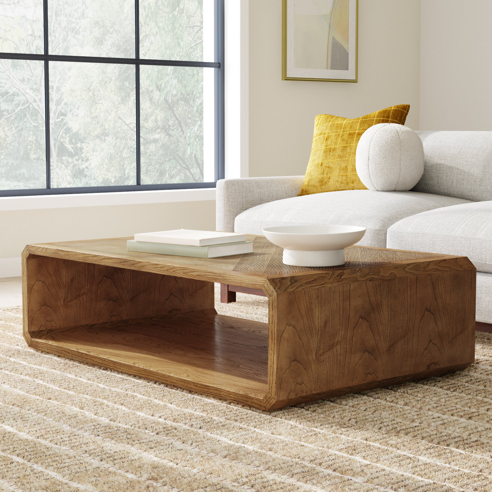 Harris Single Coffee Table, Natural