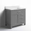 Meuble-lavabo simple 36 po Ajhane-649224786