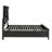 Gorski Wave Headboard With LED Lights Platform Bed-138327383