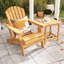 Chaise surdimensionnée, conception pliante pour un rangement facile, utilisation extérieure pré-assemblée, grand balcon et terrasse, en bois de pruche, plage idéale pour le jardin