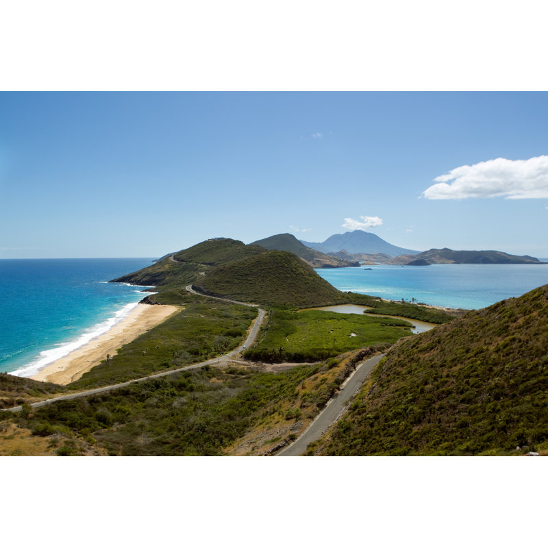 Saint-Kitts-et-Nevis - Photographie sur toile tendue, L 12 po x H 8 po