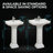 Roosevelt 27.5" Tall Vitreous China Oval Pedestal Bathroom Sink with Overflow-20111640-46019664-46019666