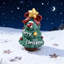 Arbre de Noël mignon, statue de sapin, figurine, ornement de bureau, décorations de Noël, mini figurine de sapin de Noël