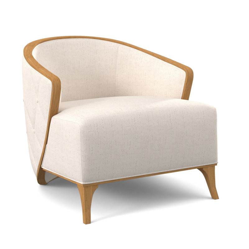 Penegrine Sunbrella® Boucle Chair, Venice Ivory, Amber