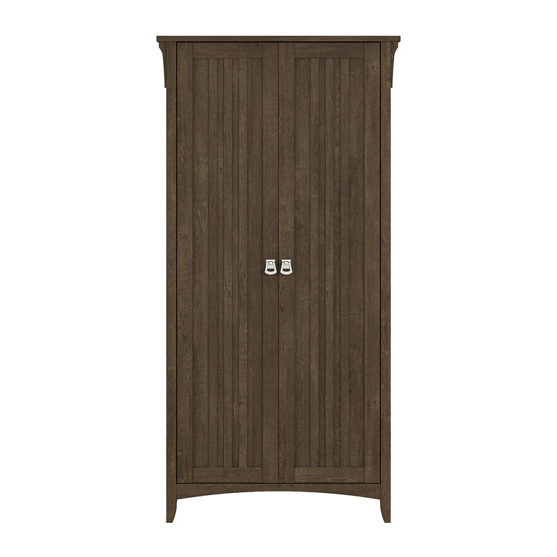 Armoire de rangement à 5 tablettes Pernell, Brun cendré