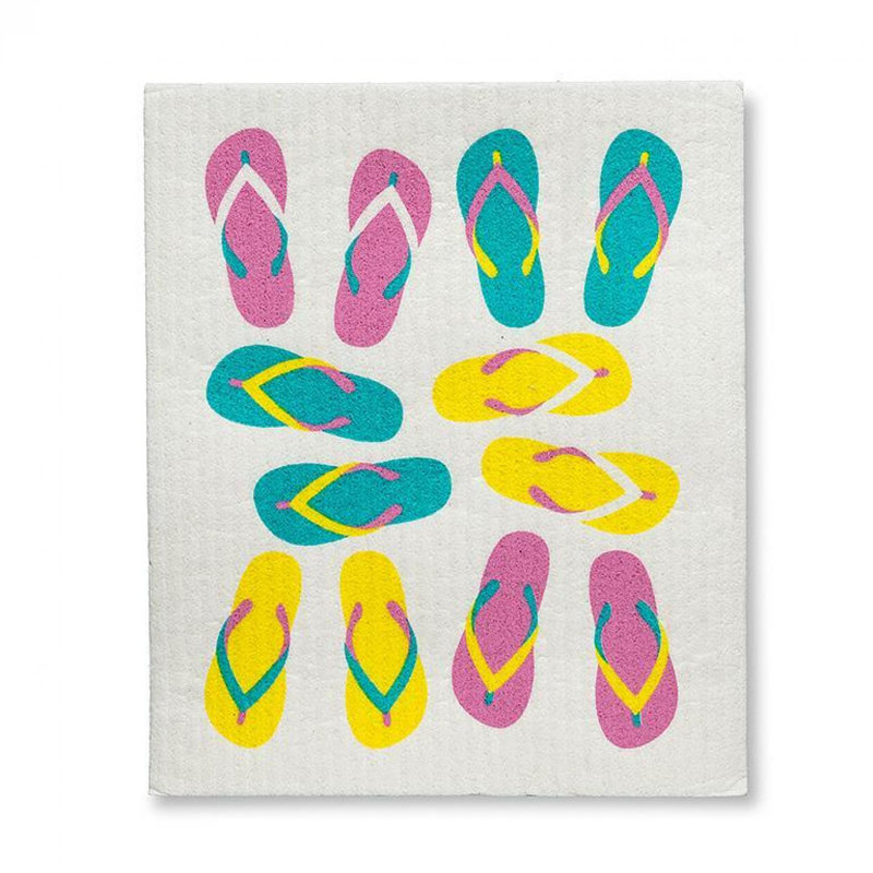 Set Of 2 Flip Flops Dishcloth