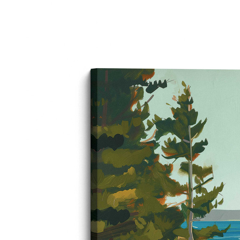 Seacliff Whispers v1, grande impression sur toile, H 72 po x l 48 po