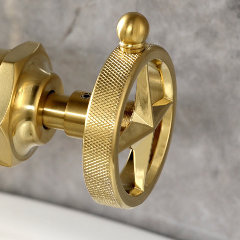 Robinet de salle de bain monocommande à 1 trou Kingston Brass Levante, Laiton brossé