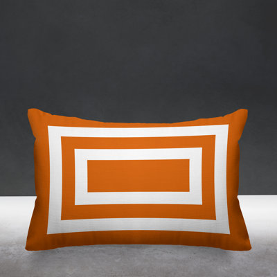 Burt Geometric Square Indoor/Outdoor Throw Pillow