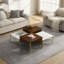 Ensemble de tables basses Modern Modern de 4 pièces de style Mid Century Square-1728282138