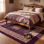 Tapis Ashley traditionnel avec médaillon, style persan, or, rose, gris, ivoire, lavable à la machine, antidérapant, à poils courts, pour l'intérieur et l'extérieur, adapté aux animaux domestiques, idéal pour le salon, la chambre, la salle à manger, l'entrée, le couloir ou le bureau.-1155205952