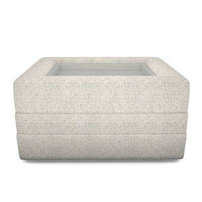 Boyden Ottoman with Wood Tray