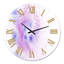 Floral Fractal II - Horloge murale moderne-59912927