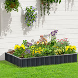 Lit de jardin surélevé en métal 8 pi x 3 pi