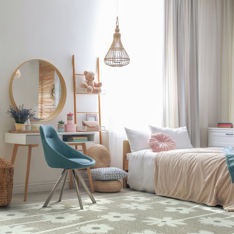 Tapis Big Blooms par Joy Carpets, Rectangle 7 pi 8 po x 10 pi 9 po