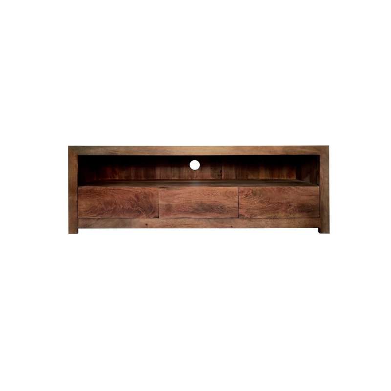 Donoghue Unfinished TV Stand for TVs up to 65", Walnut