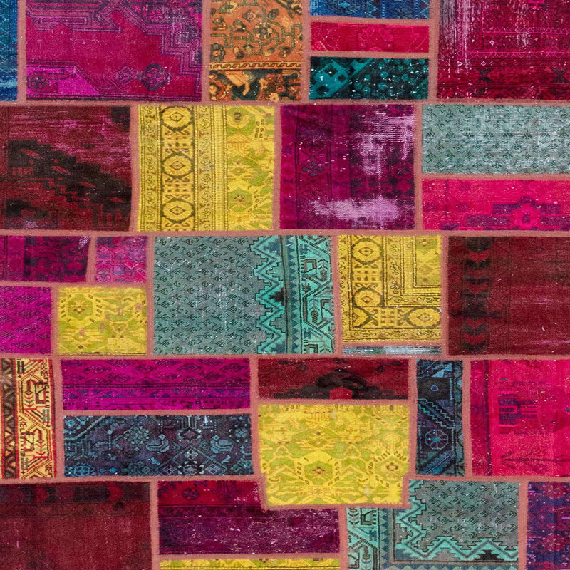 Abstract Indoor Rug, Square 3'