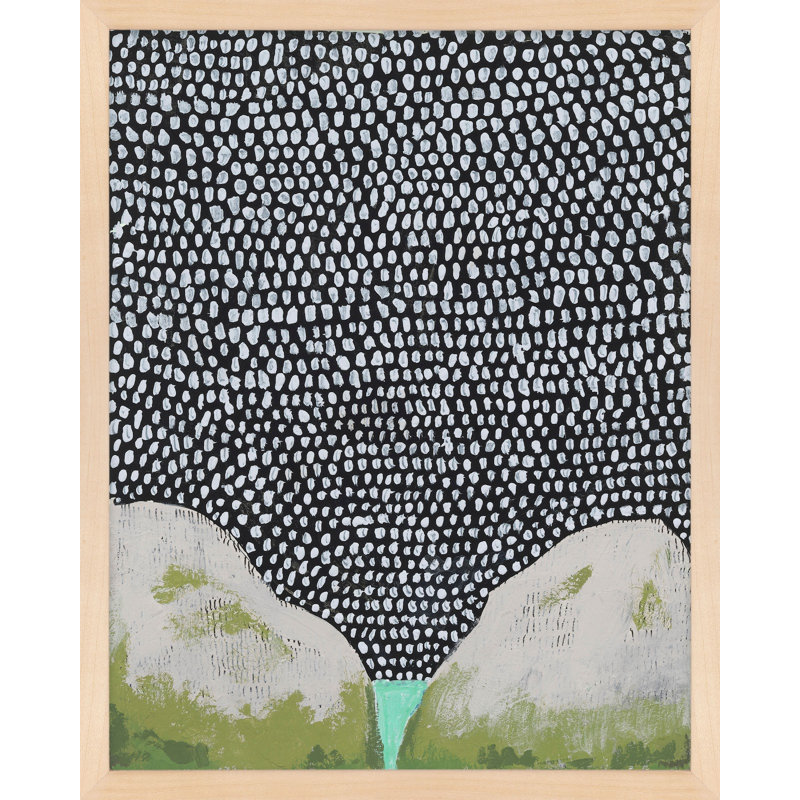 Starscape 1 Print by Andrea Stokes, 38" H x 30" W, Maple Framed
