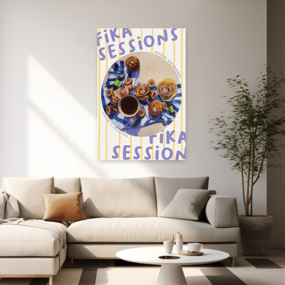 Art mural contemporain Fika Coffee