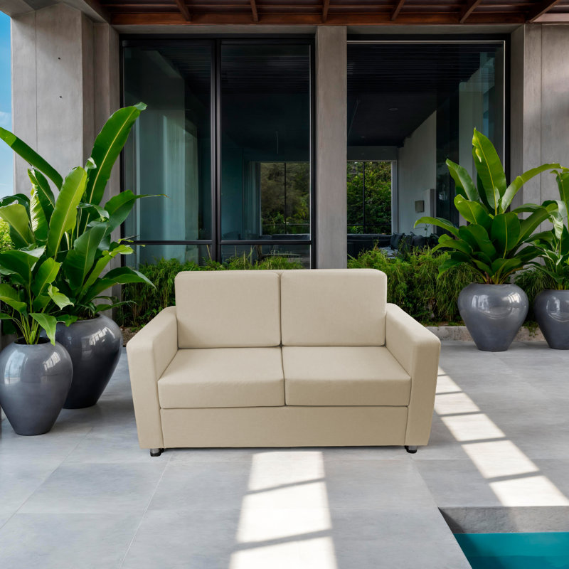 Canapé d'extérieur avec Sunbrella - Spectrum sable, Sable Spectrum