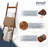 68"H X 18.25"W 6-Tier Wooden Blanket Ladder With Removable Hooks, 5.66 Ft Rustic Blanket Rack, Blanket Ladders For Living Room & Bedroom, Easy Assembly, Perfect For Displaying Blankets & Scarves