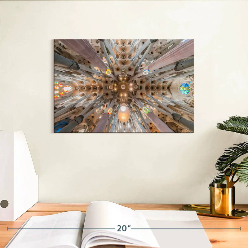 Lilie La Sagrada Familia - plafond II, H 8 po x l 12 po