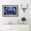Blue Rose Painting - Picture Frame Graphic Art-56633692-56633693