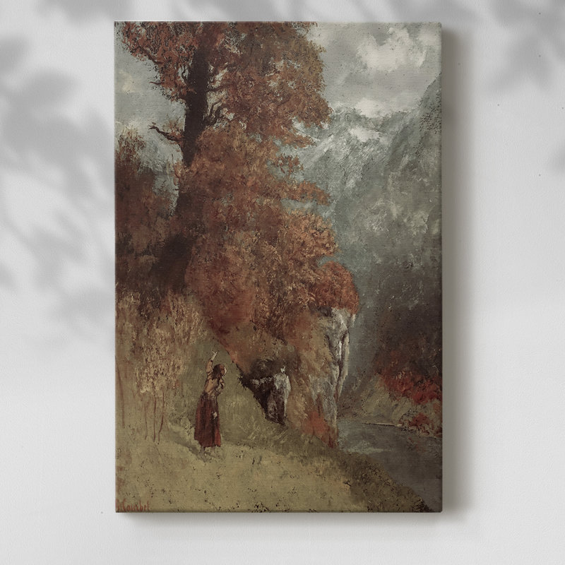 Paysage rétro CLXV - galerie Cavas, H 27 po x l 18 po